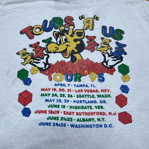 Vintage Grateful Dead Tours R Us Tour T Shirt XL - Picture 8 of 10